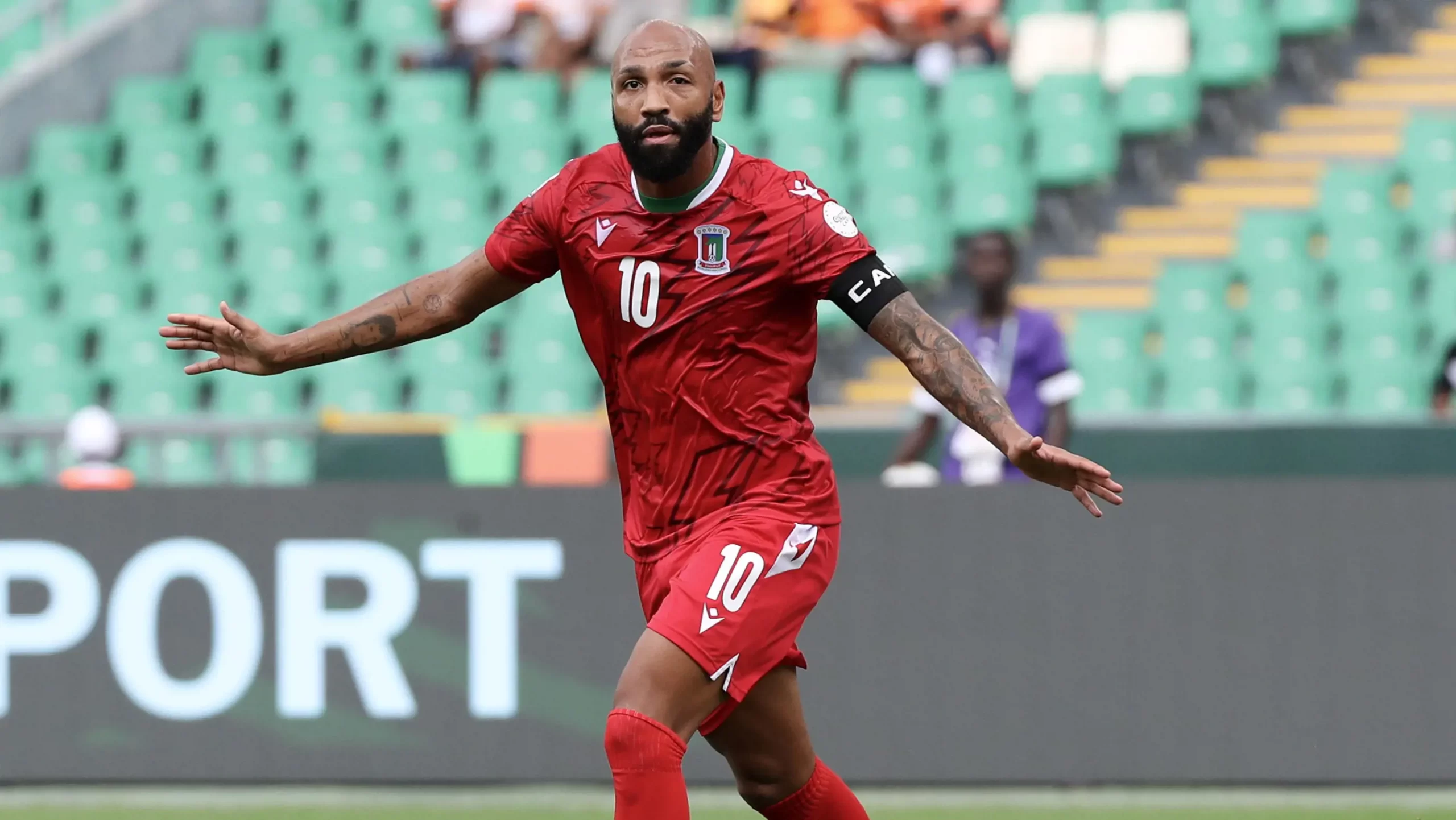 CAN 2023 Voici Le Classement Actualis Des Meilleurs Buteurs De La   Emilio Nsue Lopez Of Equatorial Guinea Celebrates Goal During The 2023 Africa Cup Of Nations Final Match Between Equatorial Guinea And Guinea Bissau Scaled.webp